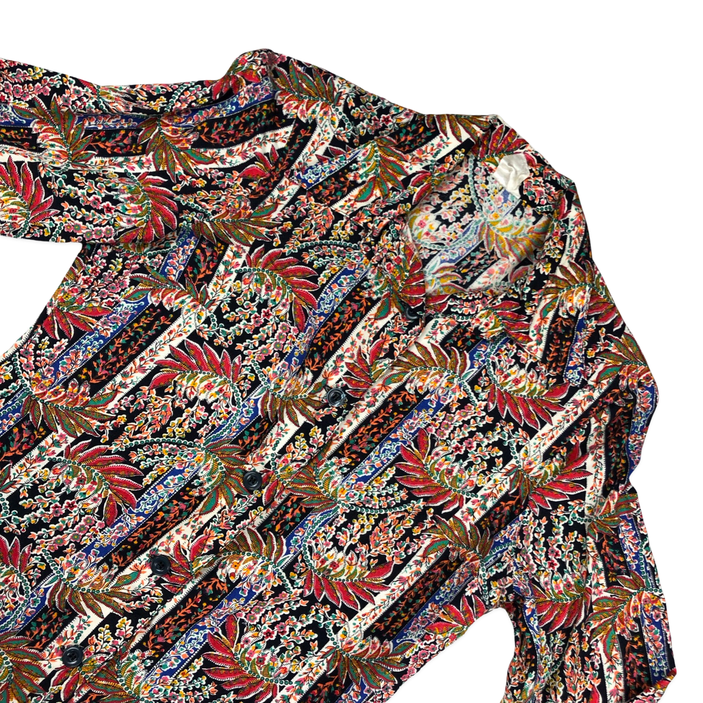 Vintage 70s Abstract Pattern Blouse 10