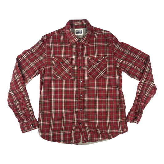 Vintage Red Converse Plaid Flannel Shirt M