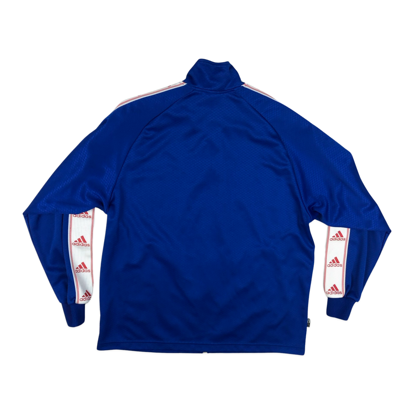 Vintage 00s Adidas Blue and White Track Jacket XL