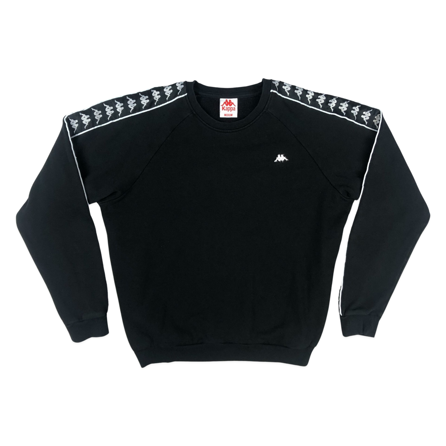 Vintage Kappa Black Sweatshirt L