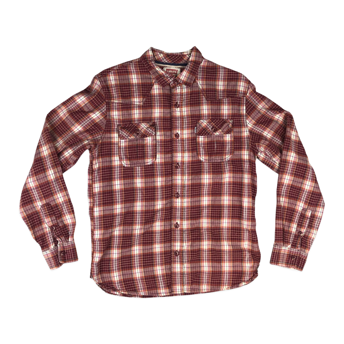 Vintage Red Levi's Plaid Shirt M