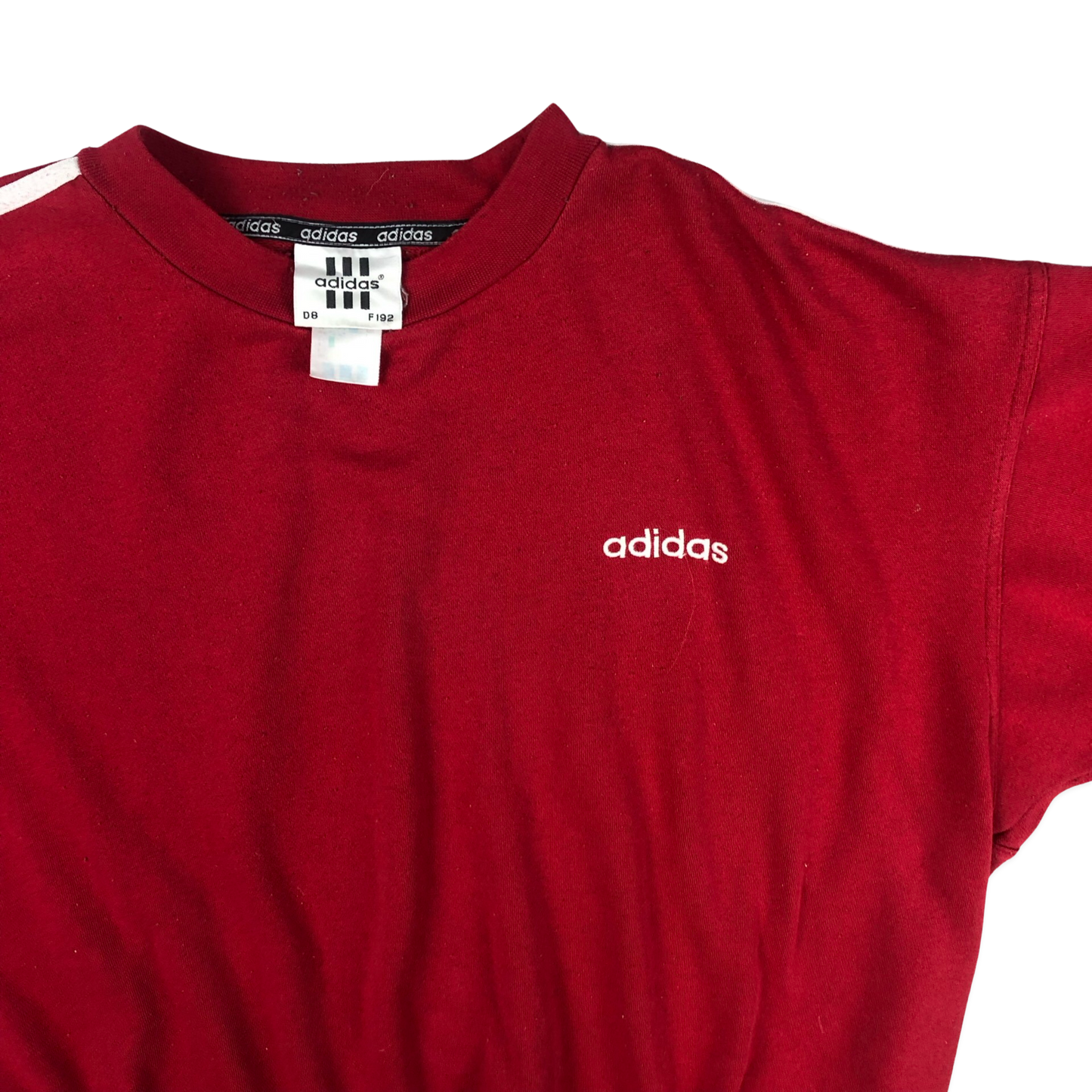 Vintage 80s 90s Adidas Red Sweatshirt 3XL