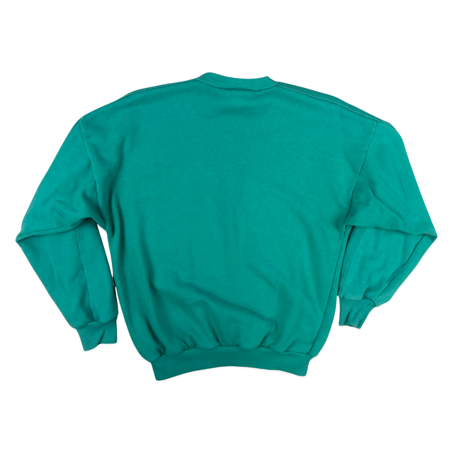 Vintage 80s 90s Adidas Take Off Turquoise 1/4-button Sweatshirt M