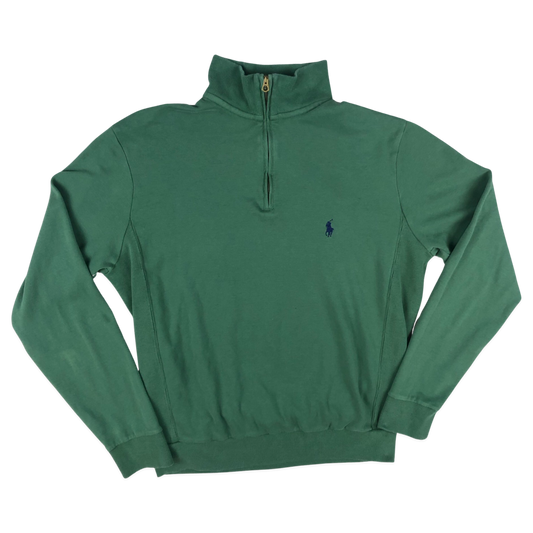 Vintage Ralph Lauren Green Turtleneck Sweatshirt L
