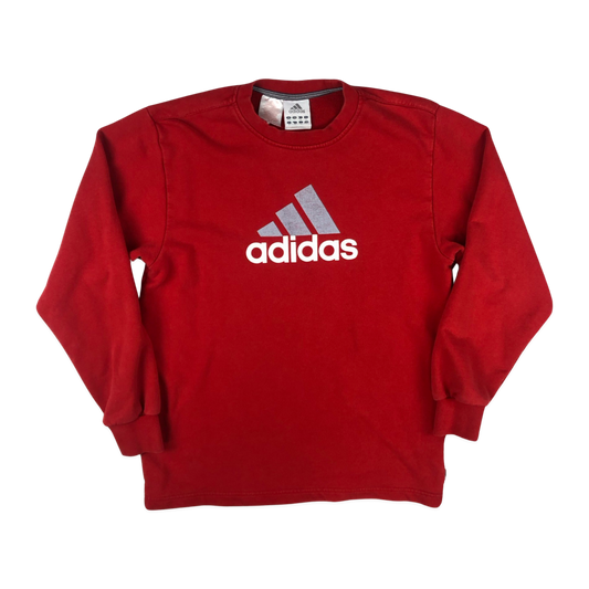 Vintage 00s Adidas Red Sweatshirt M