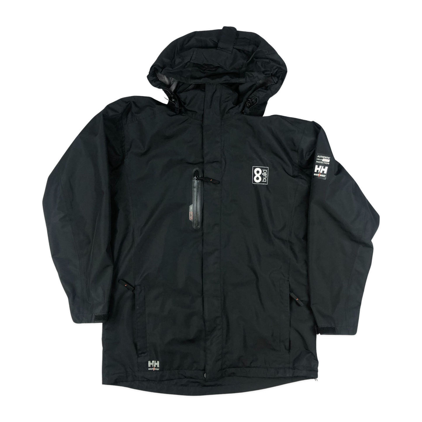 Vintage Helly Hansen Black Raincoat XL