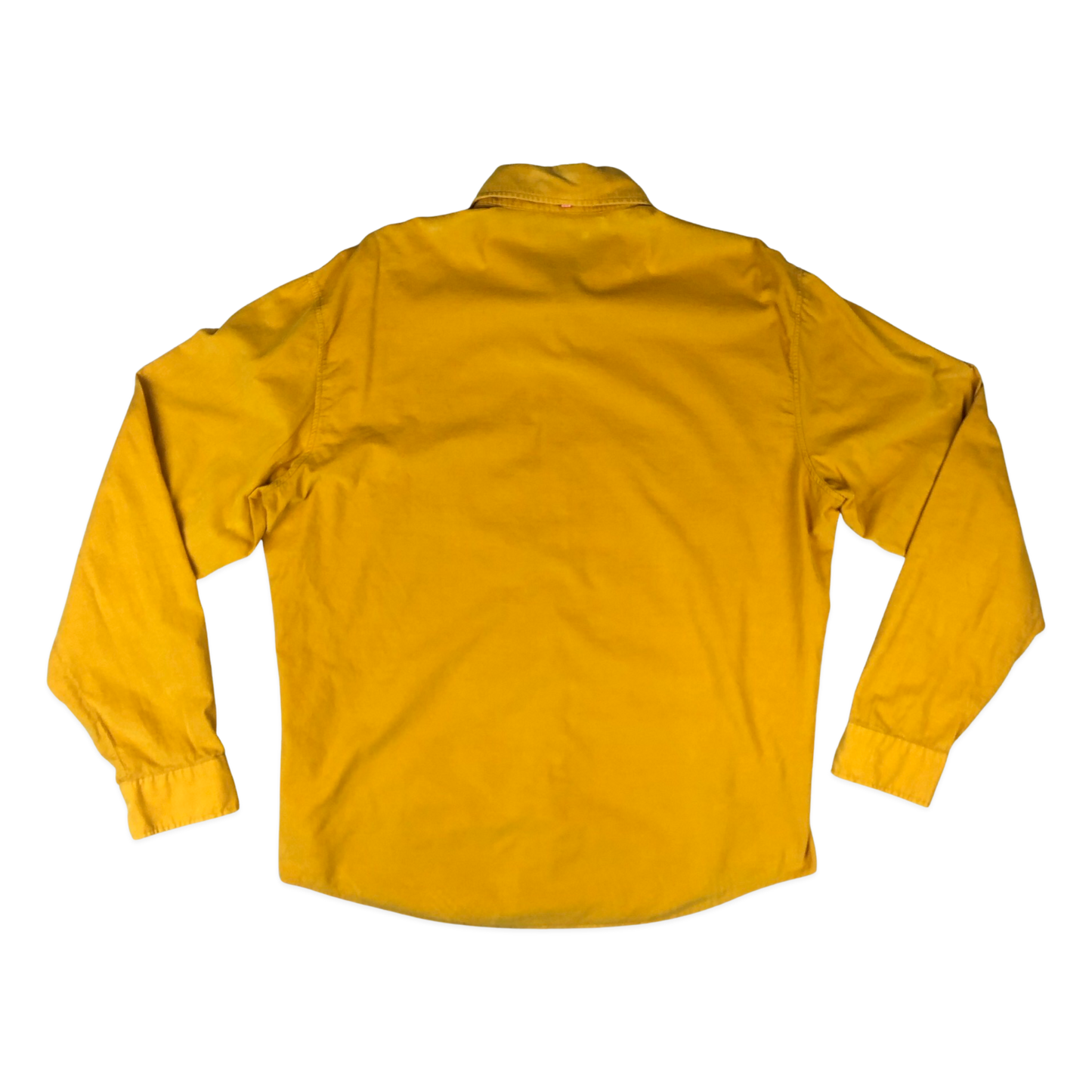 Vintage Hugo Boss Yellow Corduroy Shirt L
