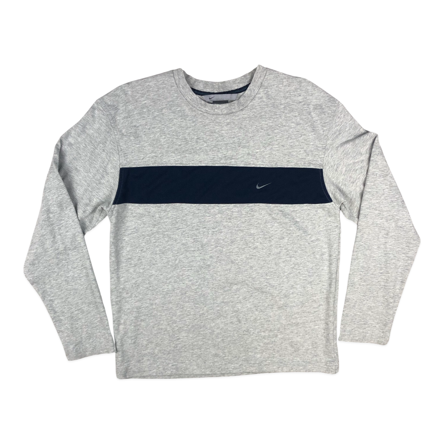 Vintage 00s Nike Long Sleeve Grey Tee M