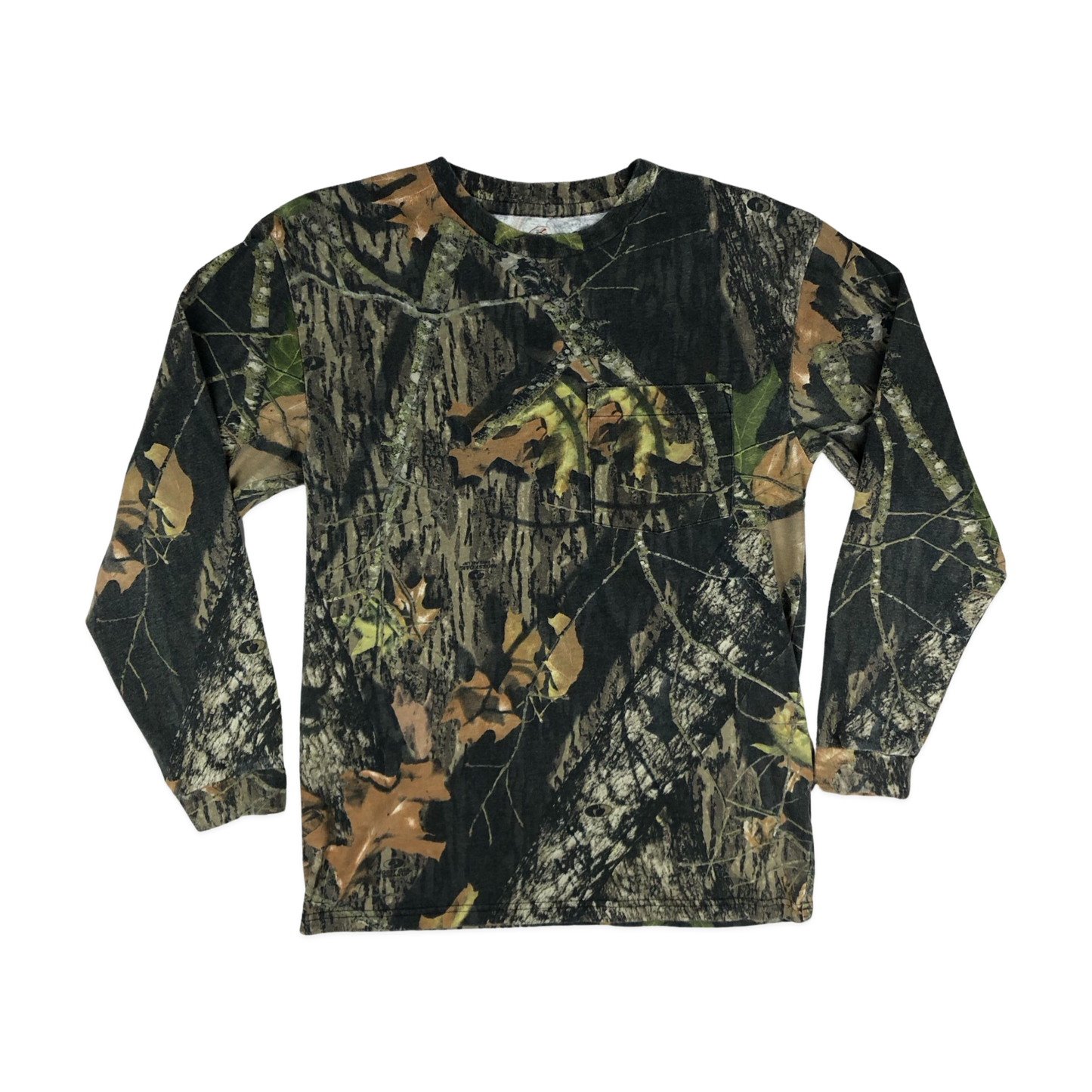 Vintage Redhead Hunting Camo Long Sleeve Pocket Tee S