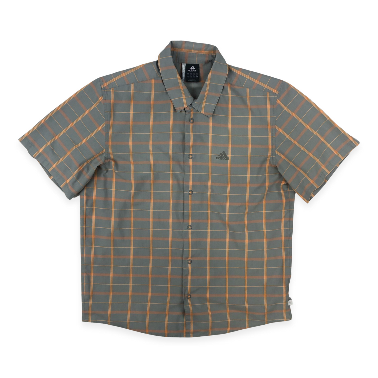 Vintage 00s Adidas Checked Shirt L