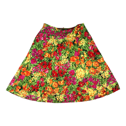 Vintage Floral Print Skirt 8