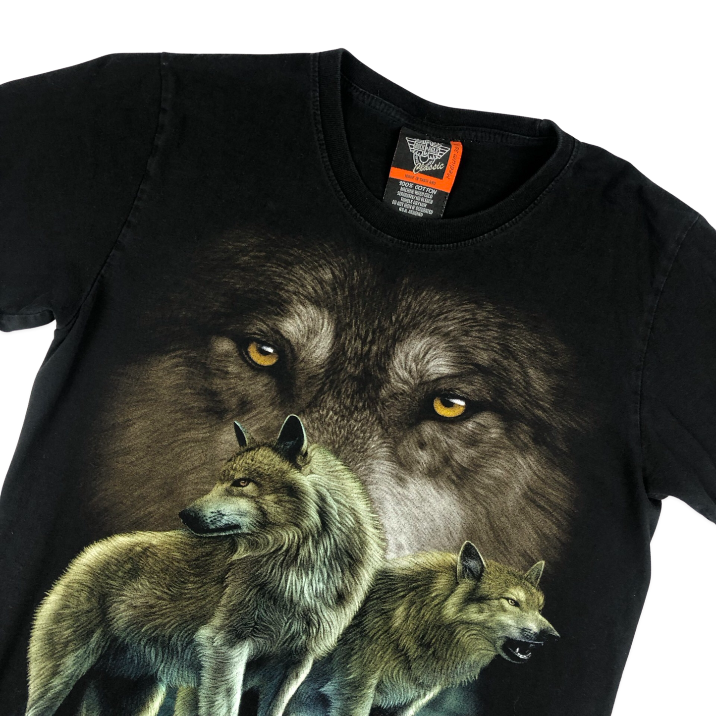 Vintage Rock Eagle Wolf Tee S