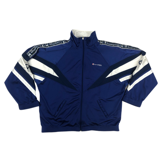 Vintage 90s Champion Blue Track Jacket 3XL
