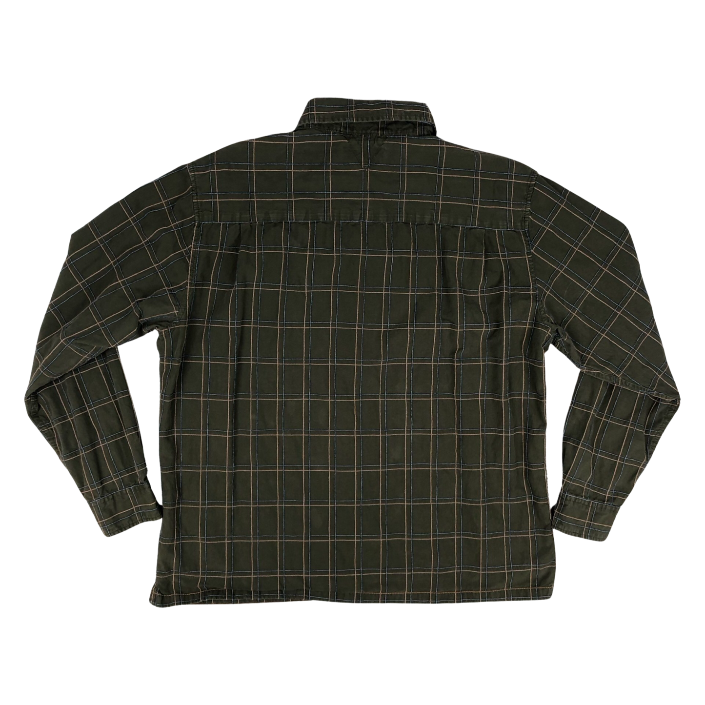 Vintage Wrangler Green Plaid Shirt XL
