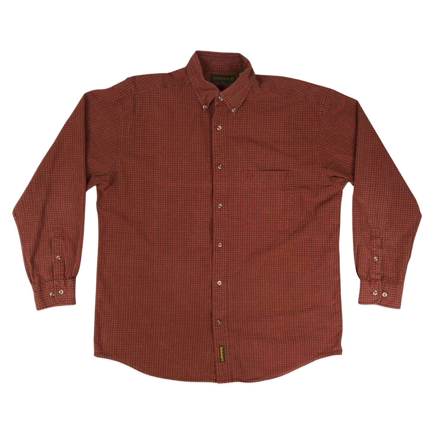 Vintage Timberland Red Plaid Shirt XL