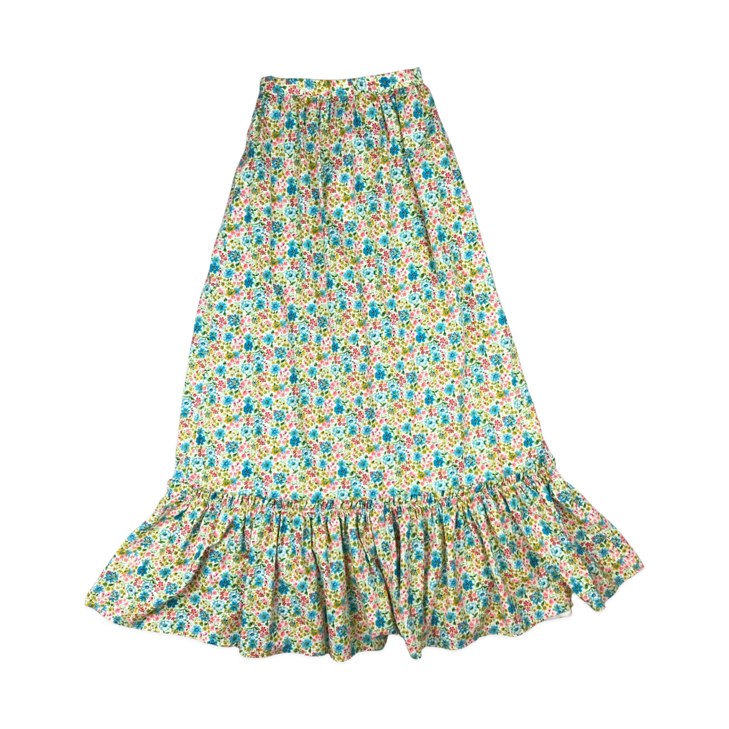 Vintage 70s Floral Print Skirt 4