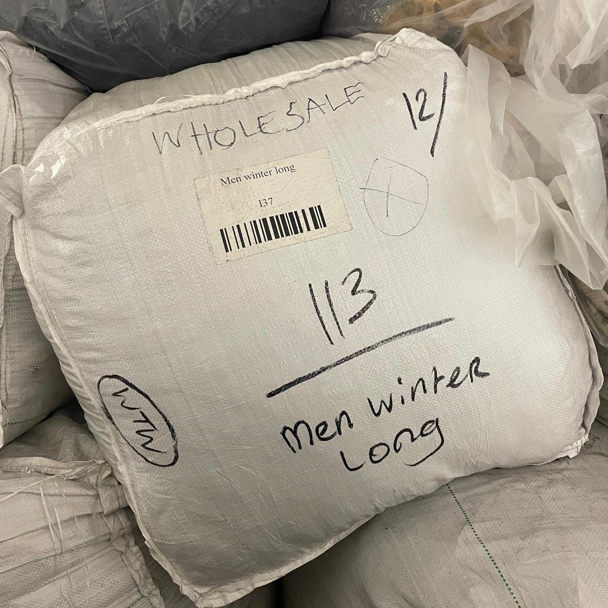 Mens Winter Coat 111kg / 113kg (Unopened Bale Wholesale)