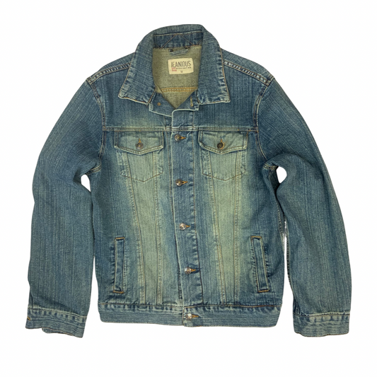 Vintage Y2K Denim Jacket Mid Blue M