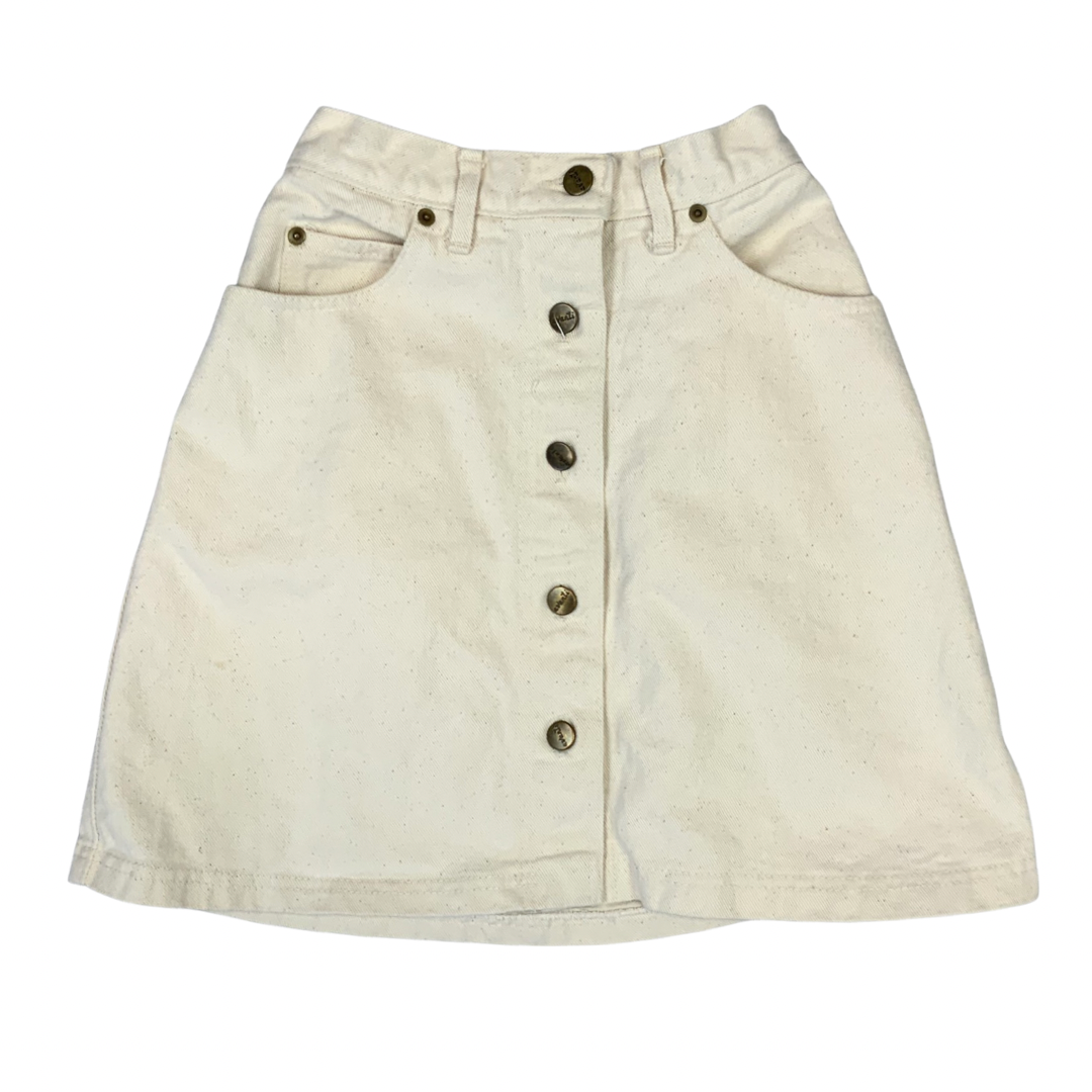 Button down skirt cream hotsell