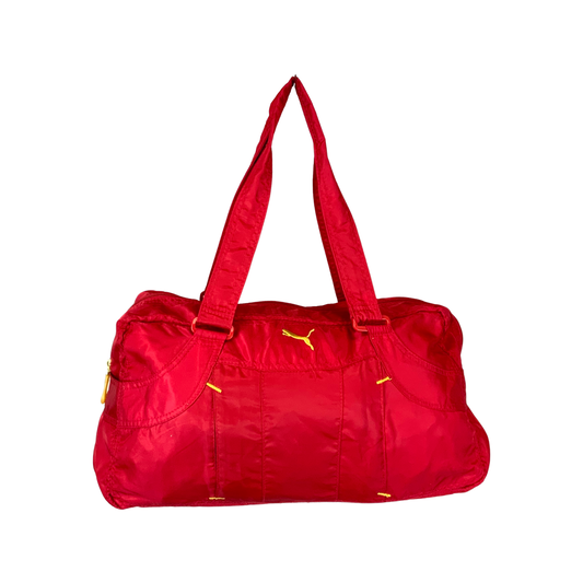 Vintage Red Puma Soft Handbag