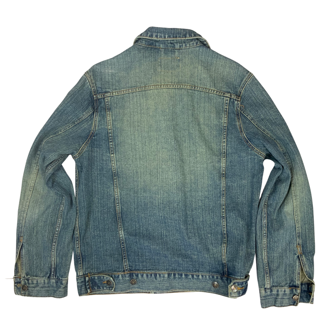 Vintage Y2K Denim Jacket Mid Blue M