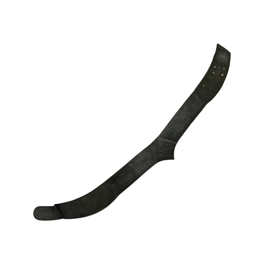Vintage Black V Shaped Leather Belt