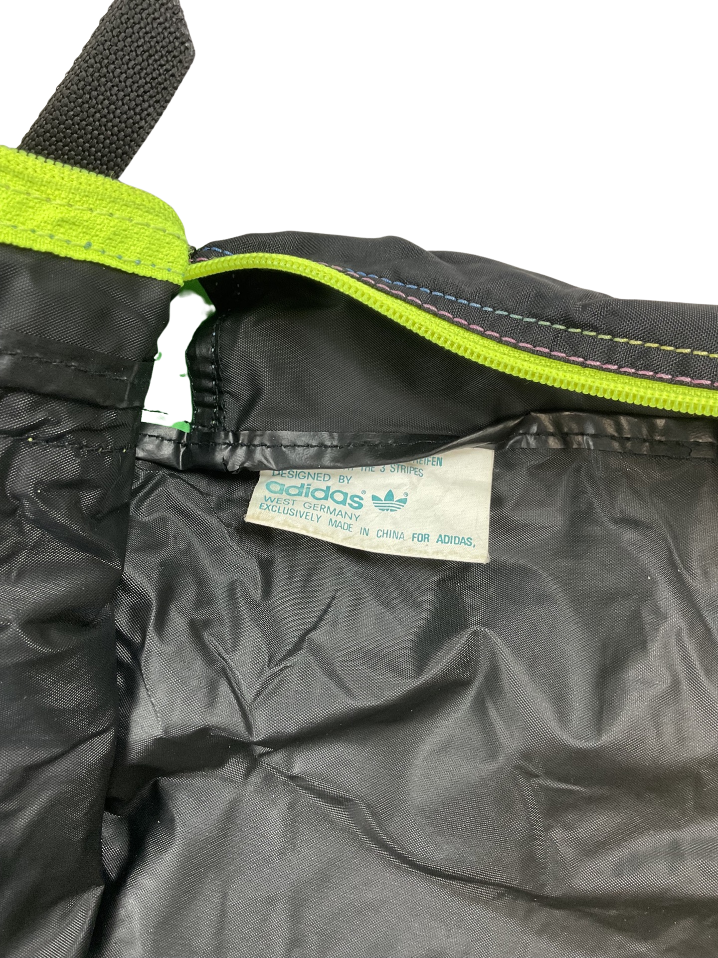 Vintage Adidas 80’s Neon Backpack