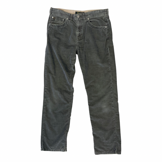 Vintage Grey Y2K Cord Jeans W35 L34