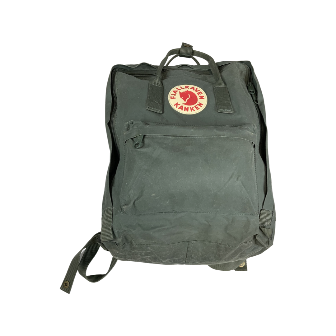 Vintage Dark Green Fjallraven Kanken Backpack