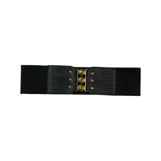 Vintage Black Elastic Belt