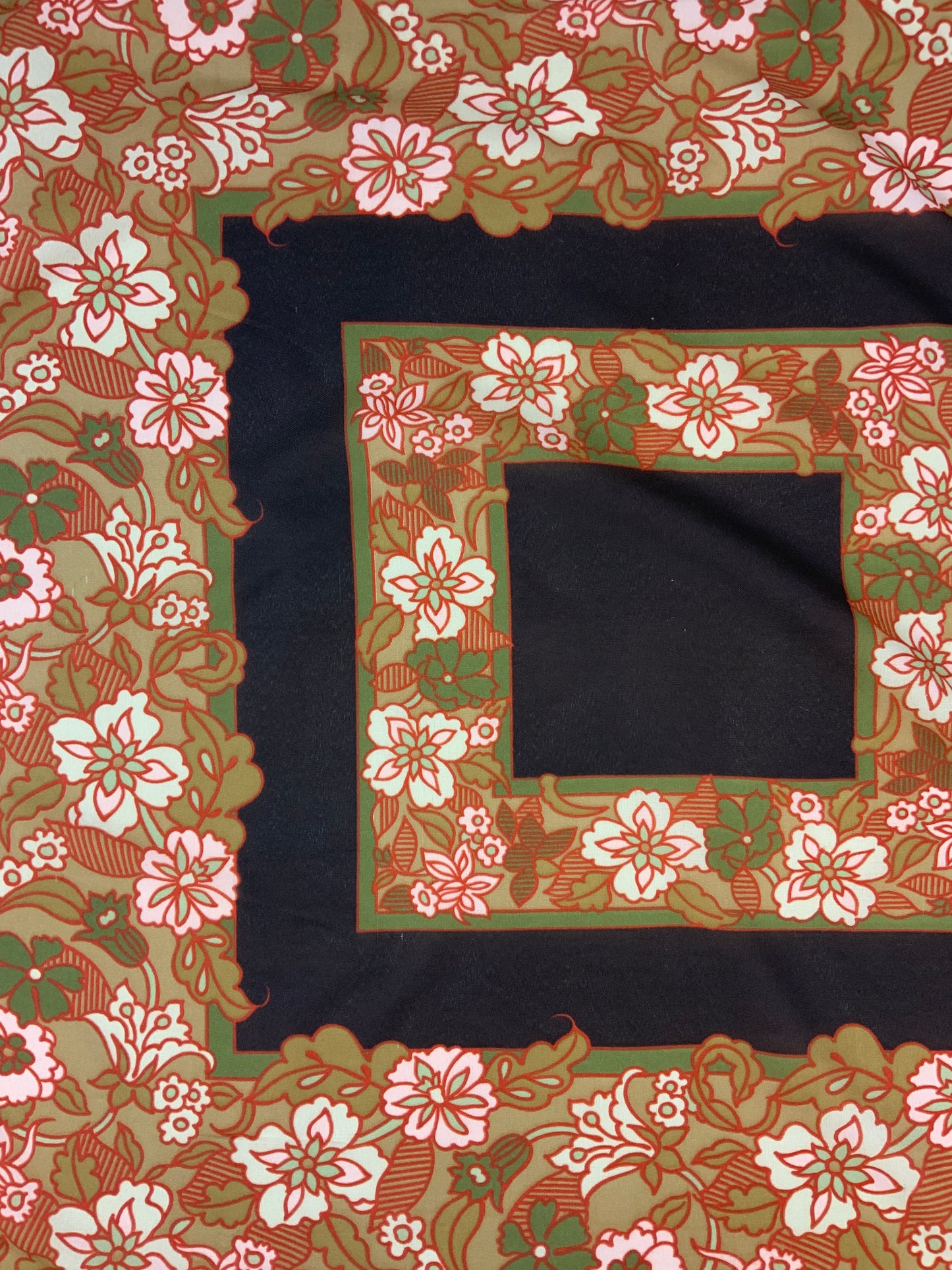 Vintage Floral Scarf