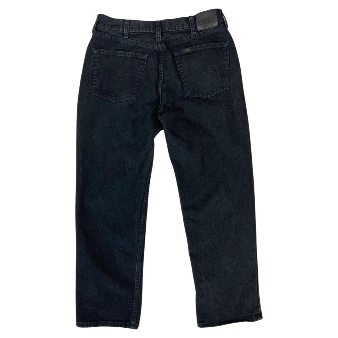 Vintage Lee Jeans Heavy Black Denim 33W29L