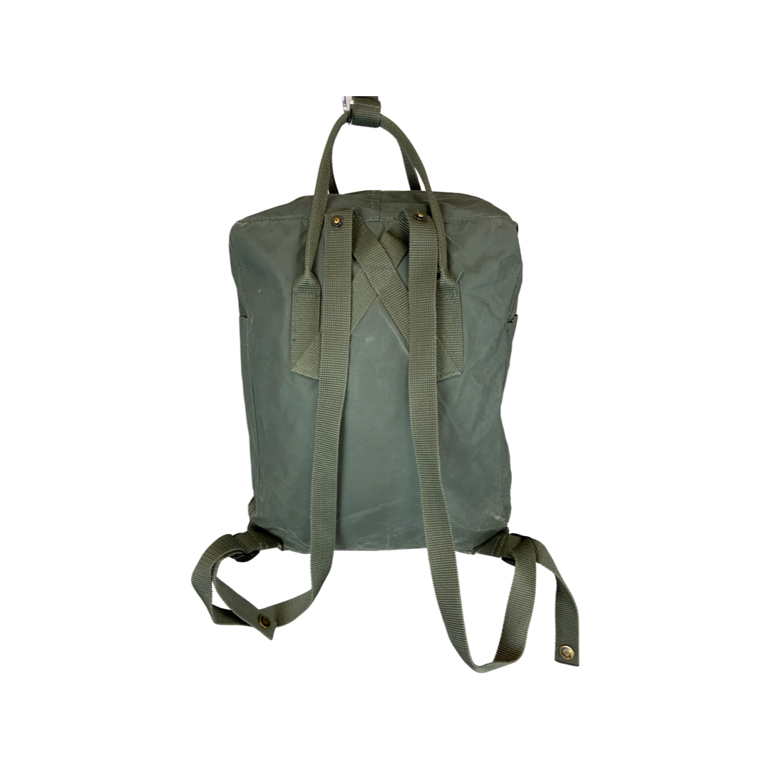 Vintage Dark Green Fjallraven Kanken Backpack