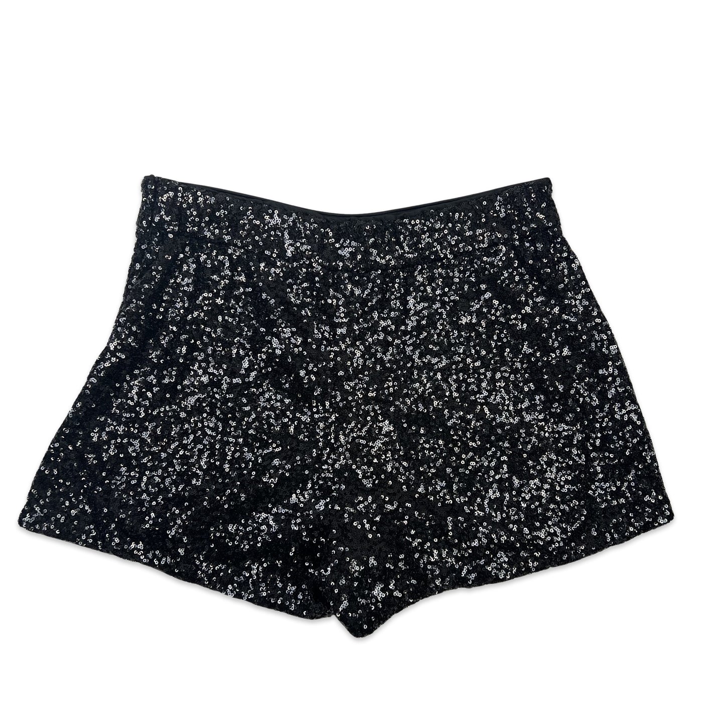 Vintage Sequin Micro Shorts Black 12