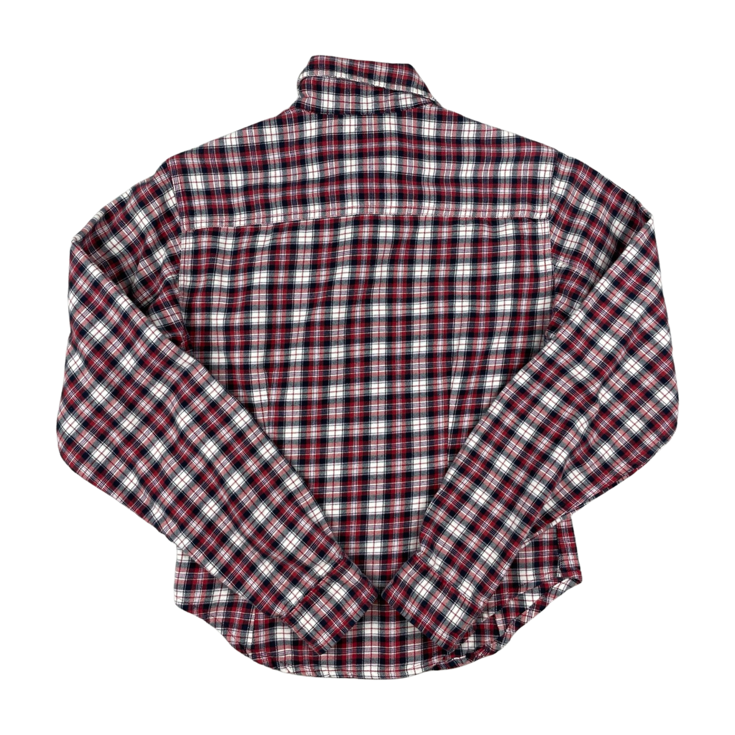 Vintage Levi's Red and White Plaid Flannel Shirt 8
