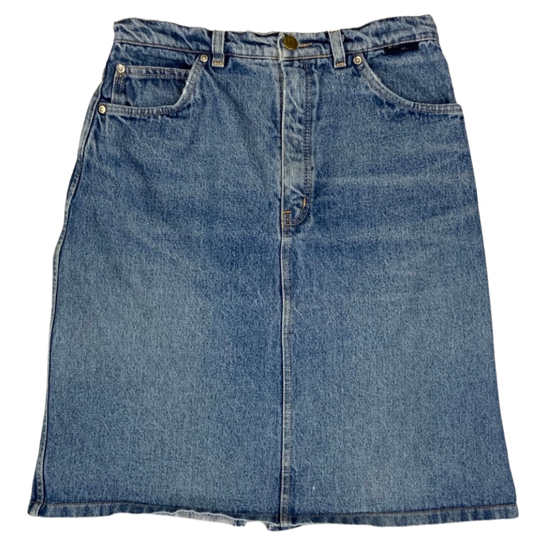 Vintage 90s Denim Skirt Blue 10