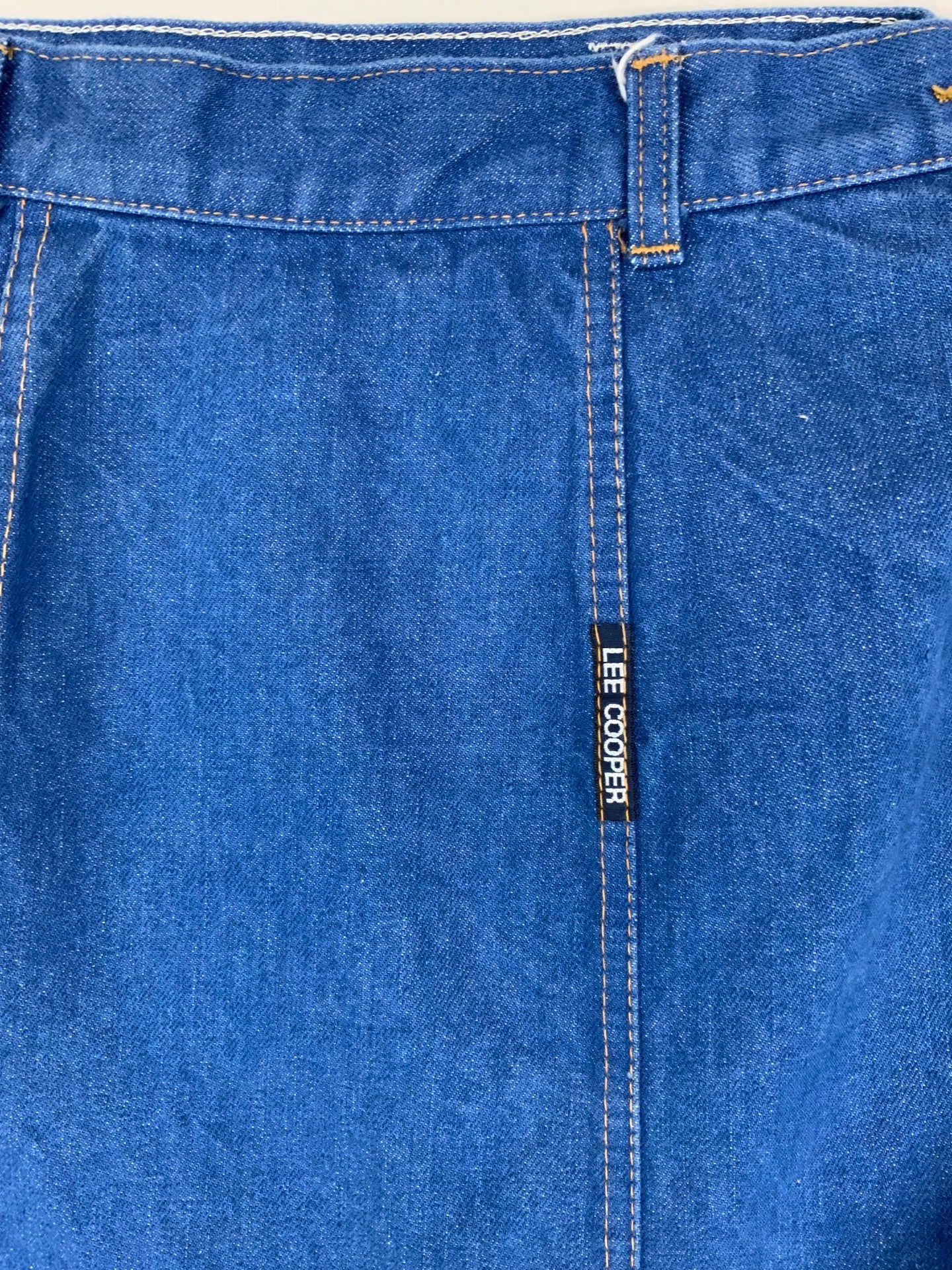 Vintage 80s Lee Cooper Blue Denim Skirt 10