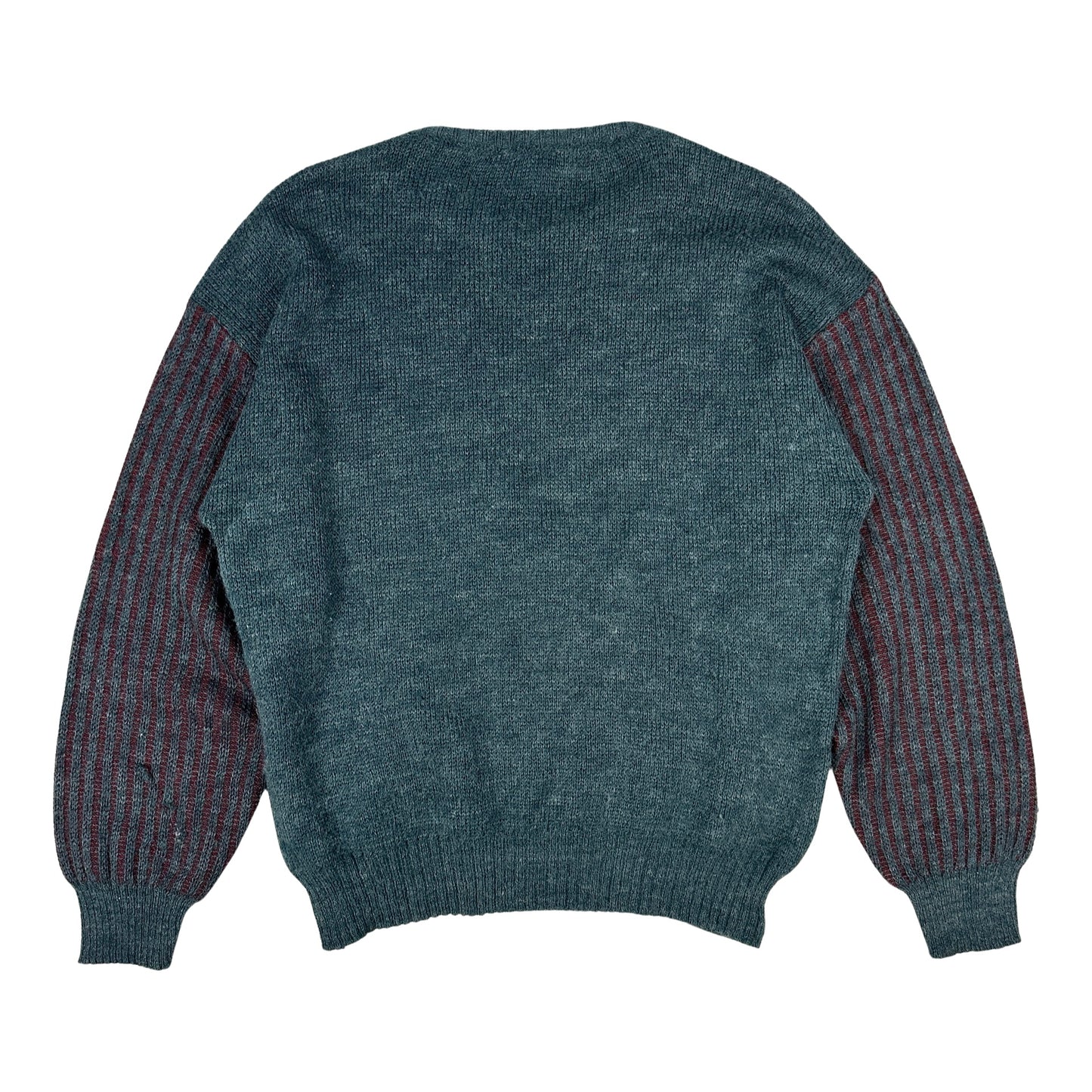 Vintage 80s Mohair Patterned Knit Jumper M
