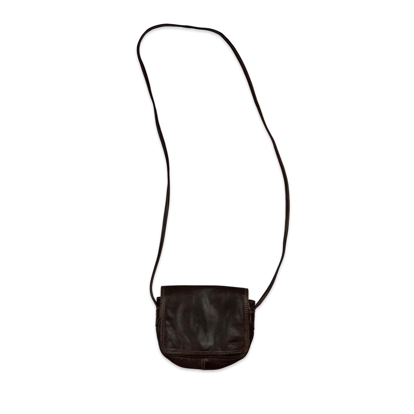 Vintage Brown Mini Crossbody Leather Handbag