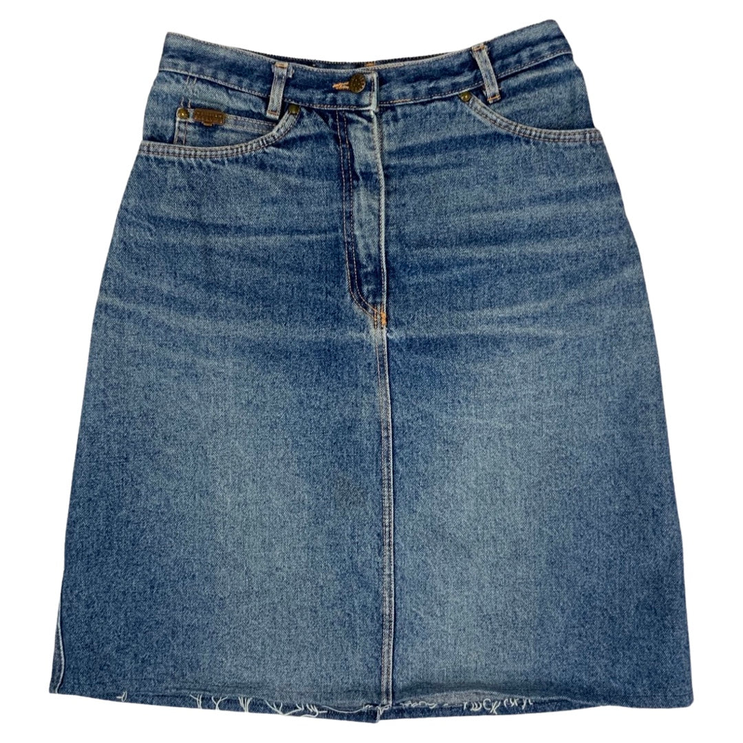 90s blue jean outlet skirt