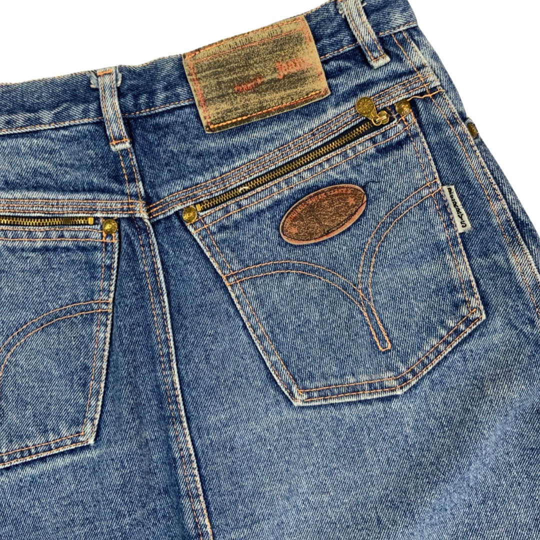 Vintage 90s Blue Denim Skirt 12
