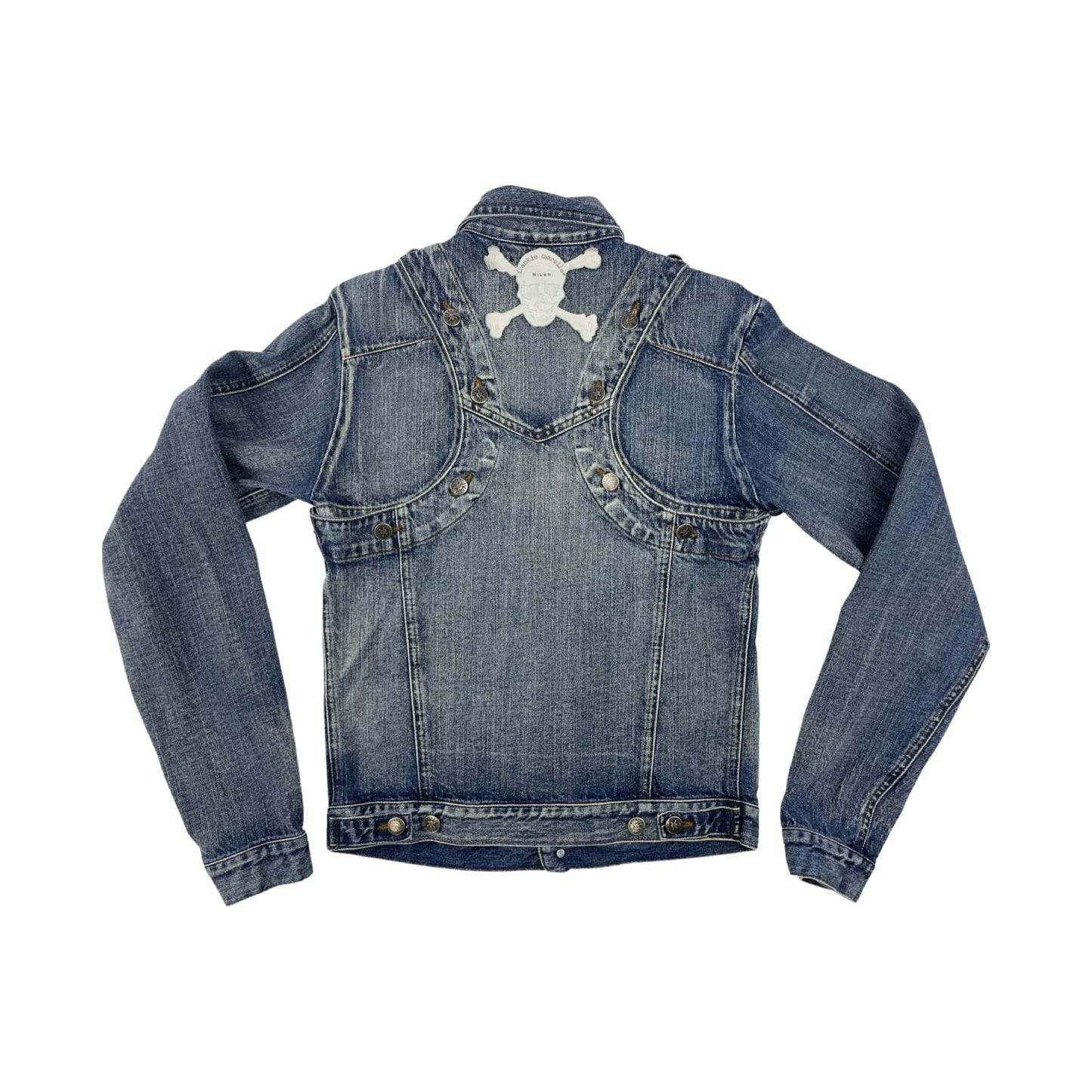 Vintage Ladies Denim Jacket with Detatchable Sleeves 10