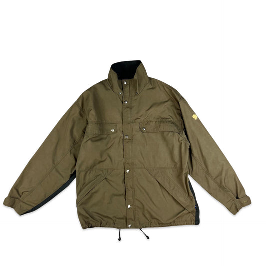 00s Green Black Fjallraven Outdoor Jacket XL 2XL