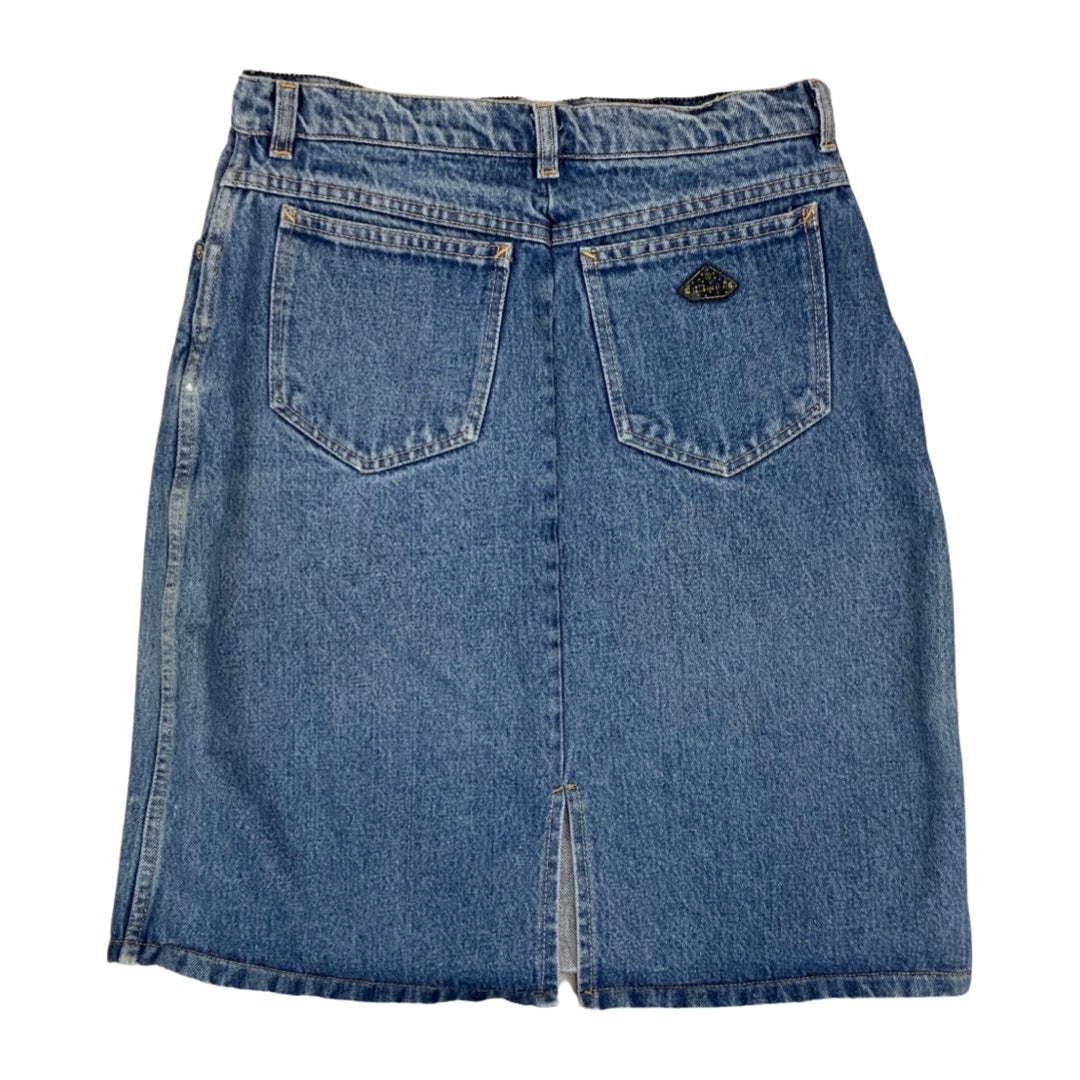 Vintage 90s Denim Skirt Blue 10