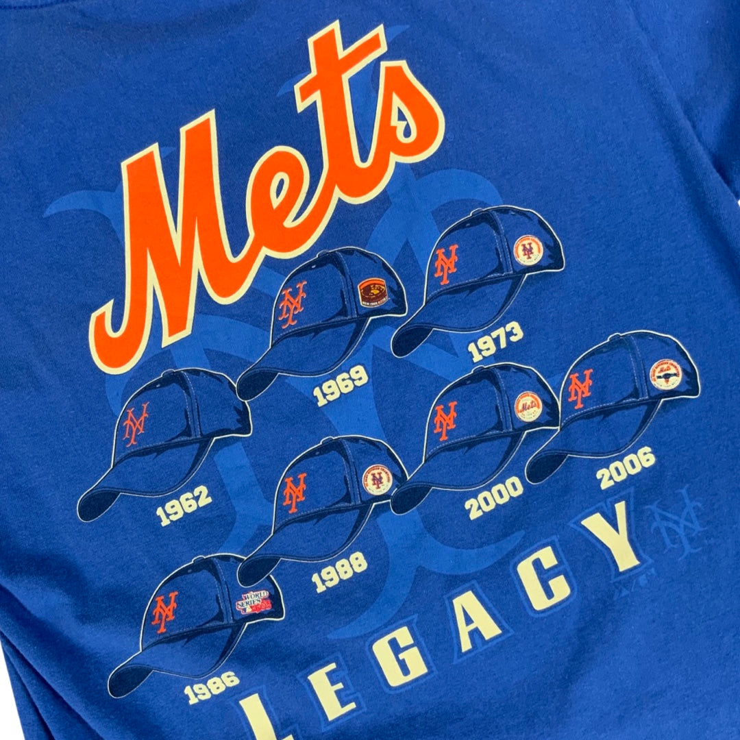 Vintage USA New York National Leaugue Baseball T-Shirt Blue M