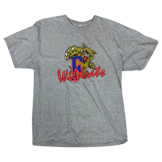 Vintage USA Wildcats Grey T-Shirt L