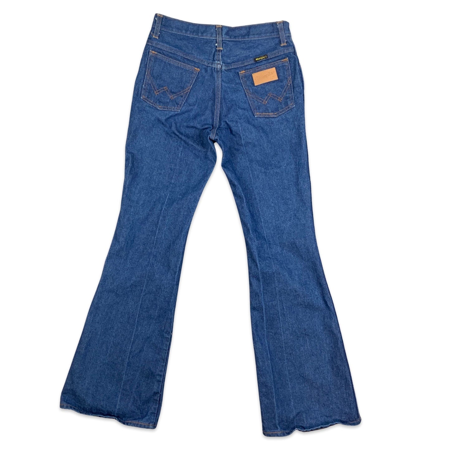 Vintage 70s Wrangler Blue High Waisted Flared Jeans 12