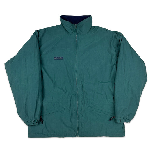 90s Vintage Columbia Green Padded Outdoor Jacket