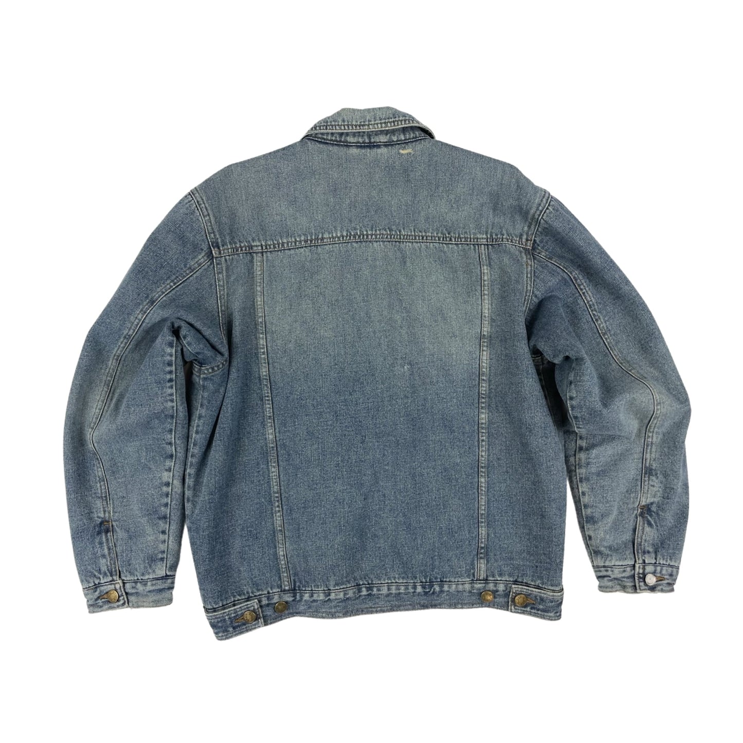 Vintage Camargue Padded Denim Trucker Jacket L