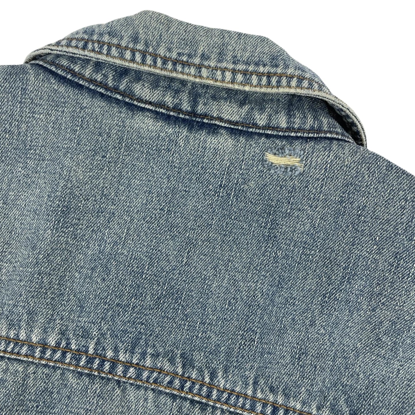 Vintage Camargue Padded Denim Trucker Jacket L